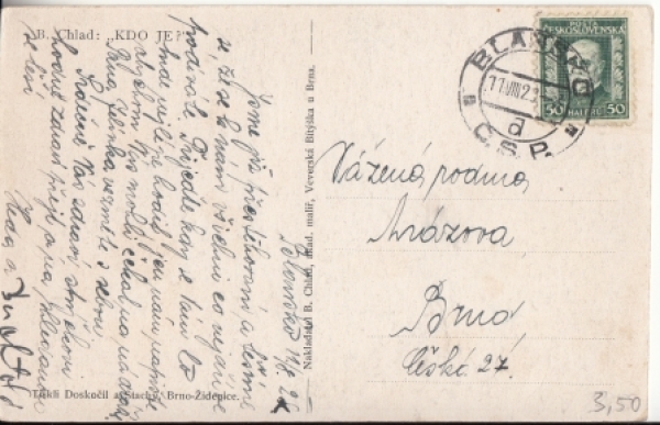 B. Chlad - CZ 1928 95 001 ●